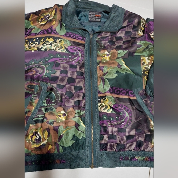 100% silk jogging pant suit. Vintage. - Picture 3 of 16